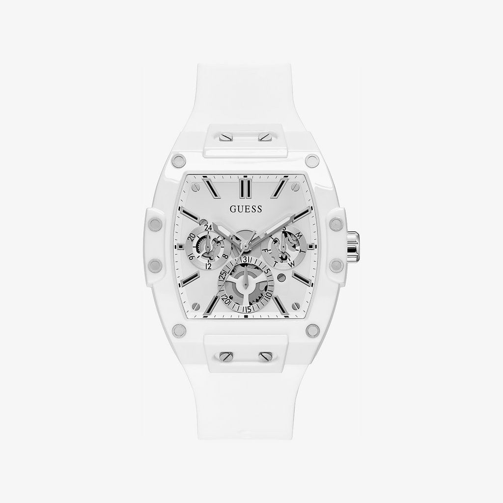 GUESS WATCH GW0203G2 - MODERN WHITE SILICONE TIMEPIECE-i-Watch
