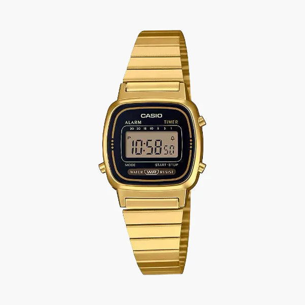 Casio Women's Silver Watch, Resin Case | La-670wega-1ef by i-watch