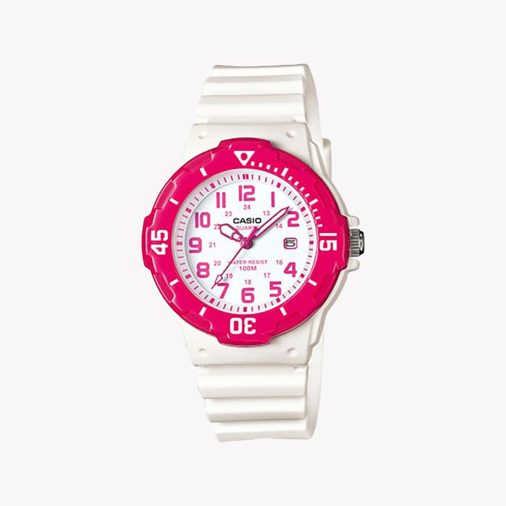 Casio Lrw-200h-4bvdf Adventure Time - Women's Sporty Chic White Resin Digital Watch by i-watch