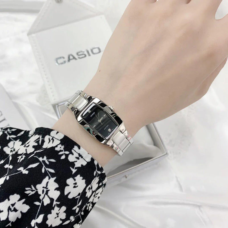Casio Ltp-1165a-1c2df - Elegantly Sporty Women's Watch With Stunning Silver Finish by i-watch