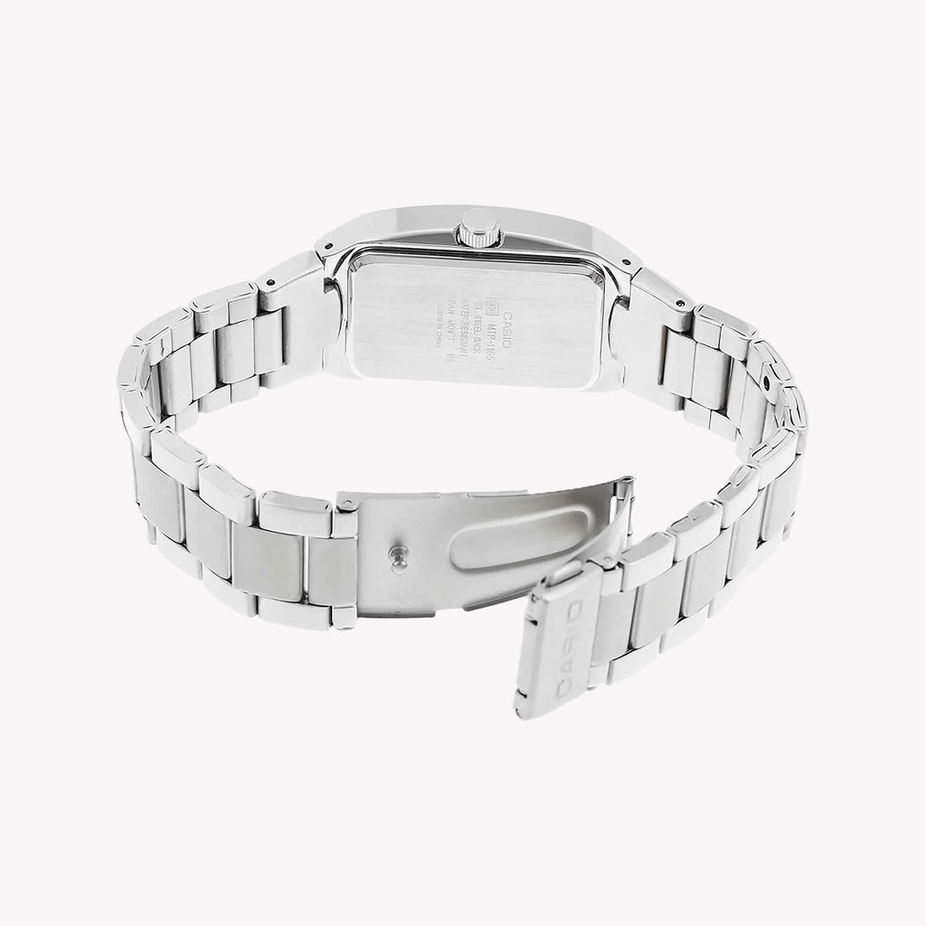 كاسيو LTP-1165A-1C2DF - ساعة نسائية رياضية أنيقة مع طلاء فضي مذهل