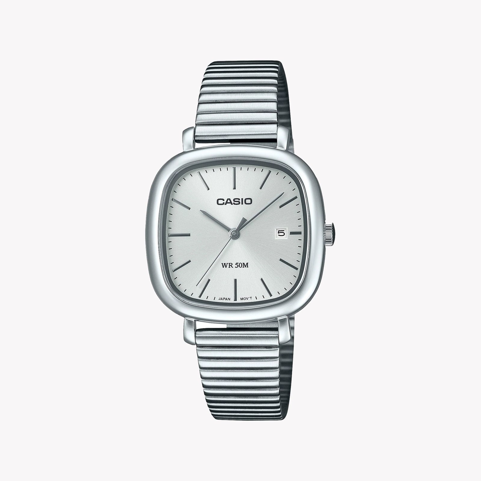 CASIO Women's Silver Stainless Steel Vintage Watch | LTP-B166D-7AVEF by i-watch
