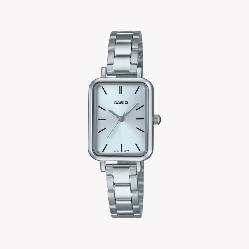 Casio Women's Silver Stainless Steel Watch, Silver Dial | Ltp-V009d-2eudf by i-watch