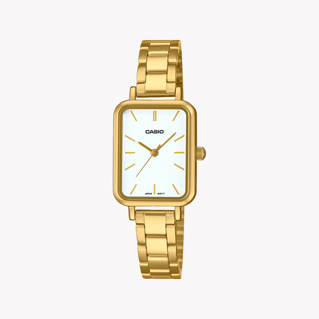 Casio Women's Gold Stainless Steel Watch | Ltp-V009g-7eudf