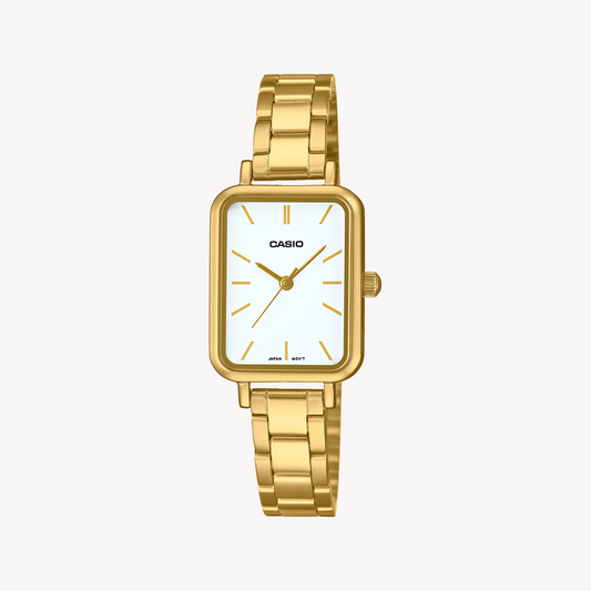 Casio Women's Gold Stainless Steel Watch | Ltp-V009g-7eudf