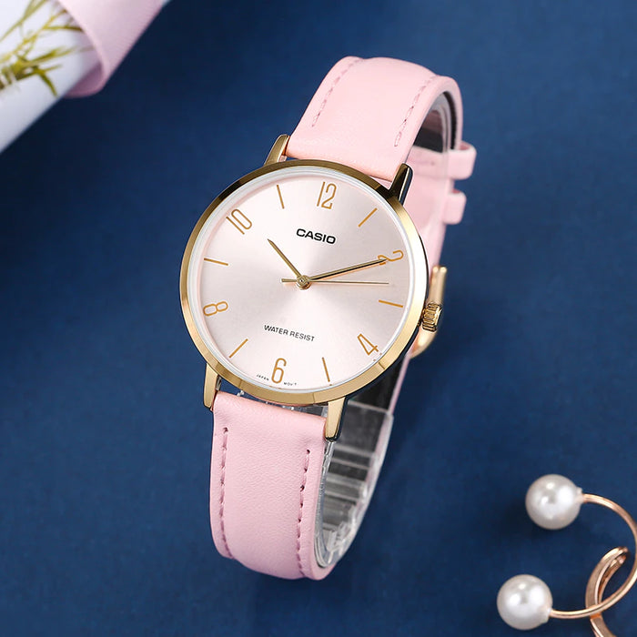 CASIO ANALOG WOMEN WATCH LTP-VT01GL-4BUDF