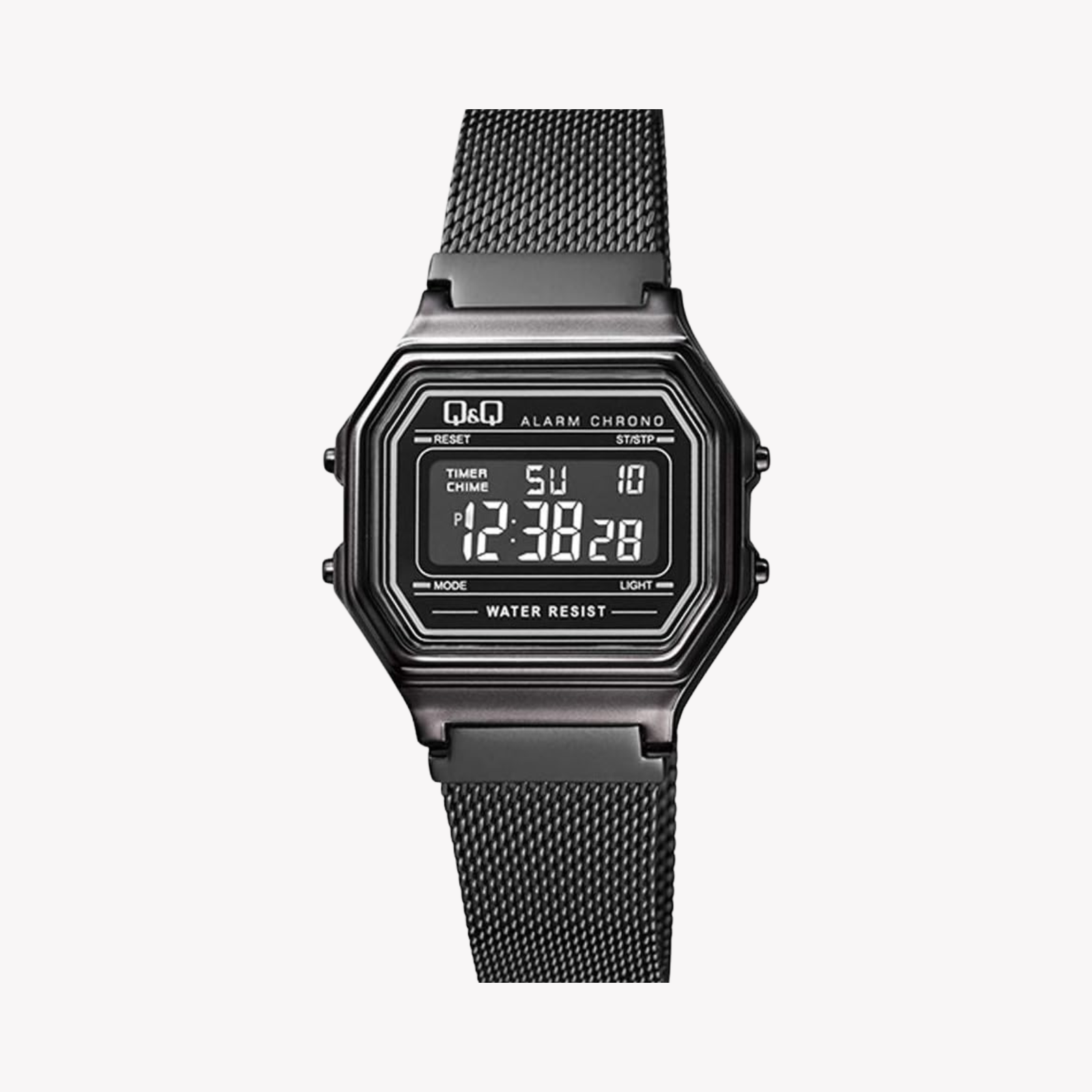 Q&Q Women's Black Watch, Grey Digital Dial | M173J029Y