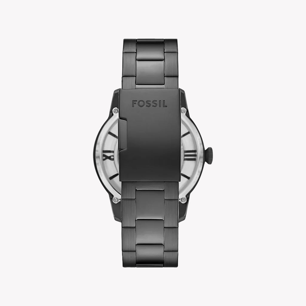 Fossil Men's Gunmetal Automatic Watch, Multicolor Dial | Me3268