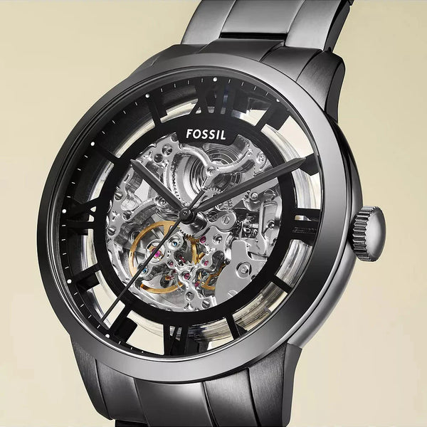 Fossil Men's Gunmetal Automatic Watch, Multicolor Dial | Me3268 by i-watch