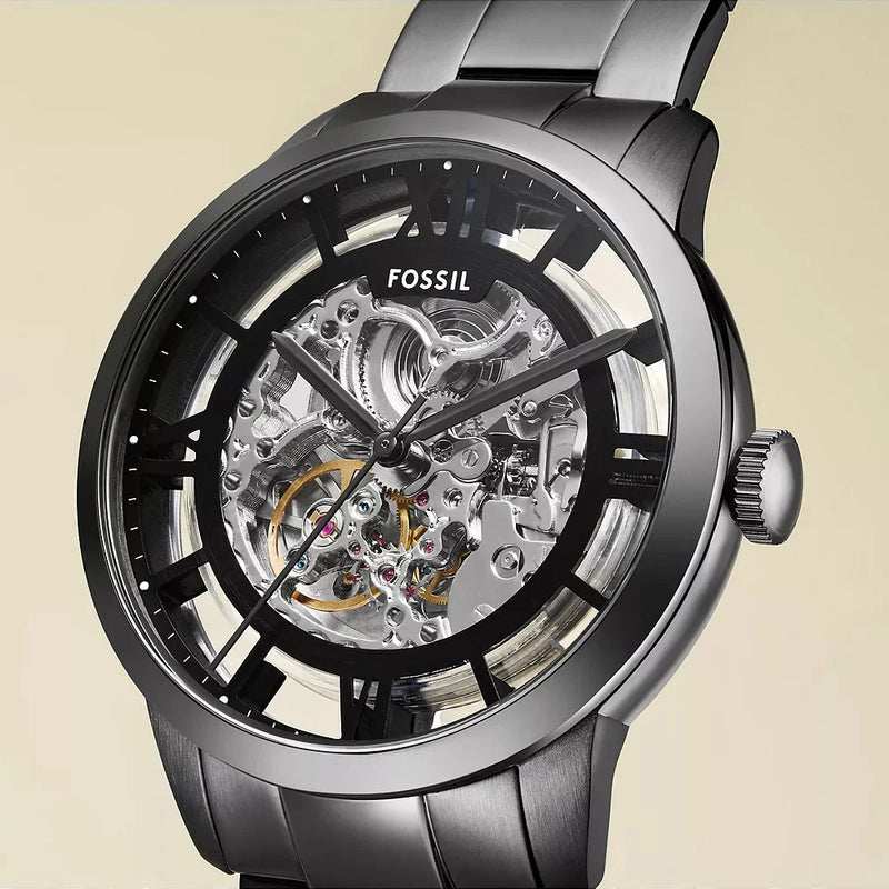 Fossil Men's Gunmetal Automatic Watch, Multicolor Dial | Me3268 by i-watch