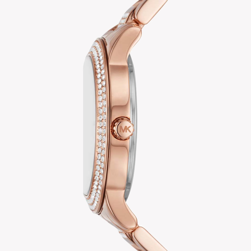 Michael Kors Women's Tibby Three-Hand Rose Gold-Tone Stainless Steel Watch 34mm and Bracelet Gift Set