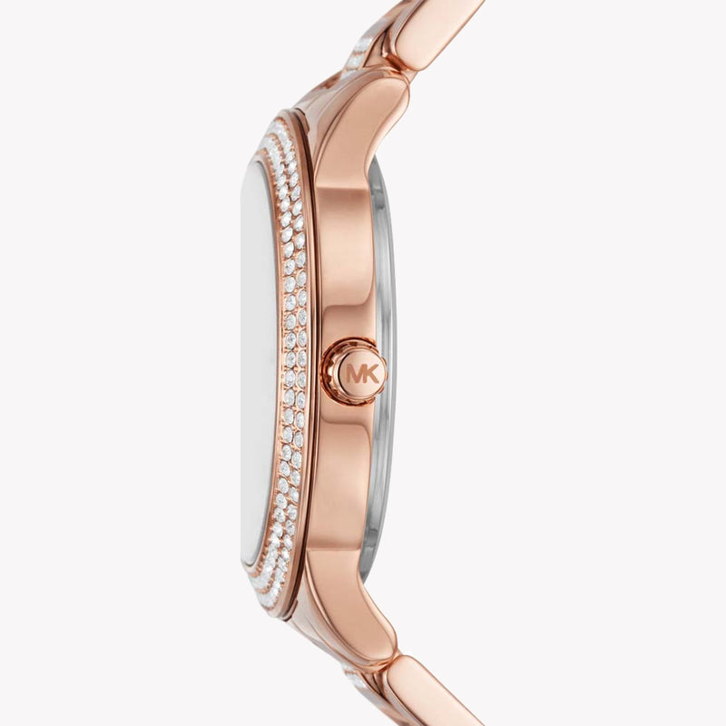 Michael Kors Women's Tibby Three-Hand Rose Gold-Tone Stainless Steel Watch 34mm and Bracelet Gift Set