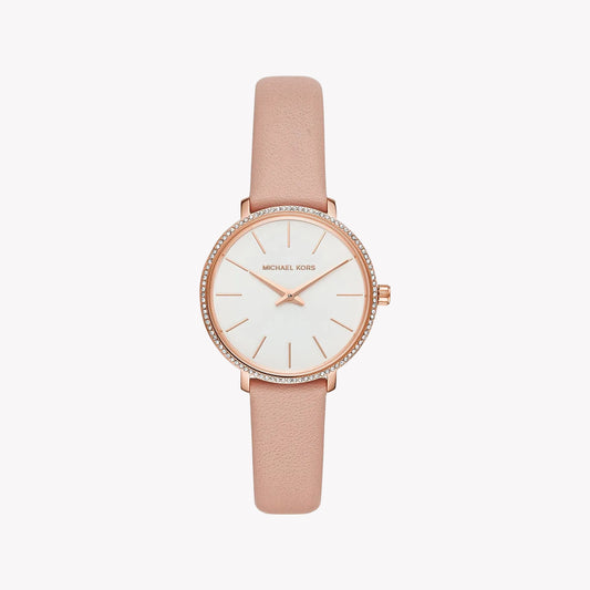Michael Kors Women's Pink Leather Watch | MK2803
