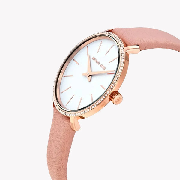 Michael Kors Women's Pink Leather Watch | MK2803 by i-watch