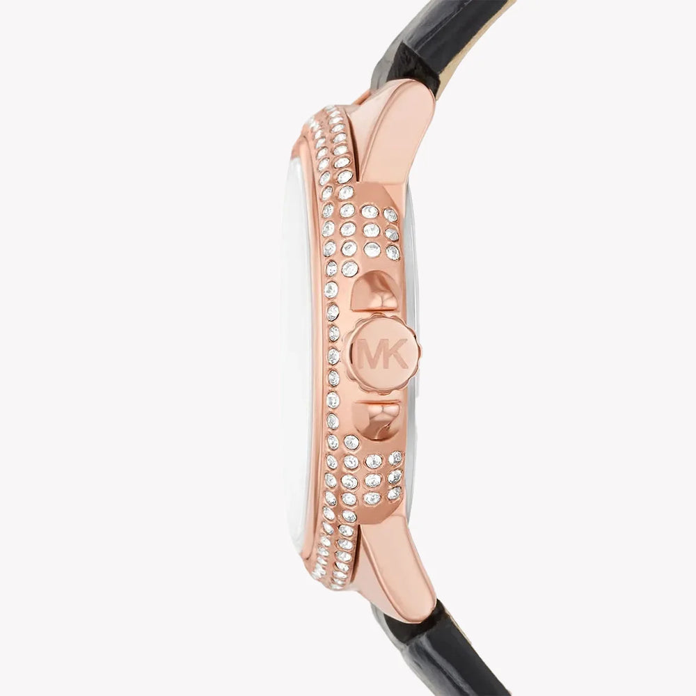 MICHAEL KORS Women's Pink Leather/Black Stainless Steel Watch | MK2962 by i-watch