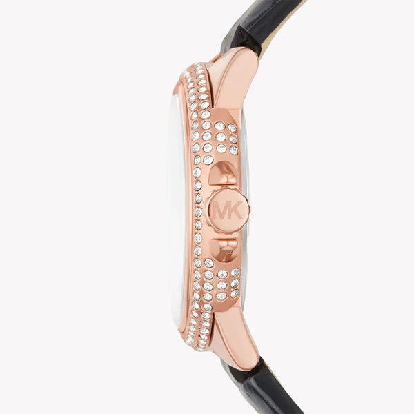 MICHAEL KORS Women's Pink Leather/Black Stainless Steel Watch | MK2962 by i-watch