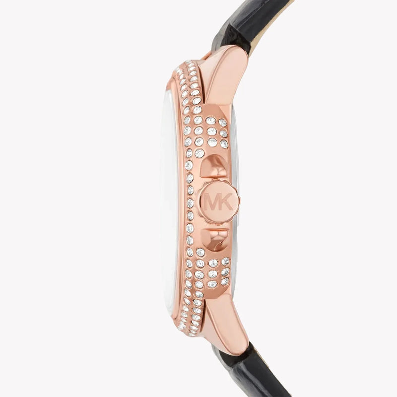 MICHAEL KORS Women's Pink Leather/Black Stainless Steel Watch | MK2962 by i-watch