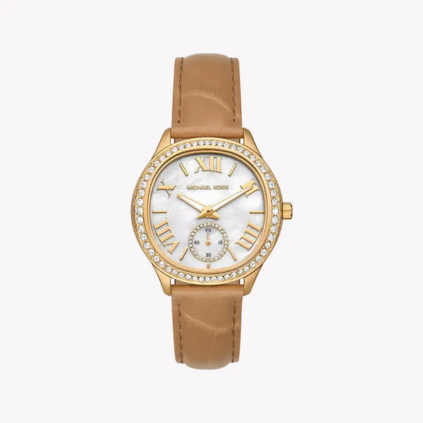 Michael Kors Women's Gold Watch, White Dial | Mk4819 by i-watch