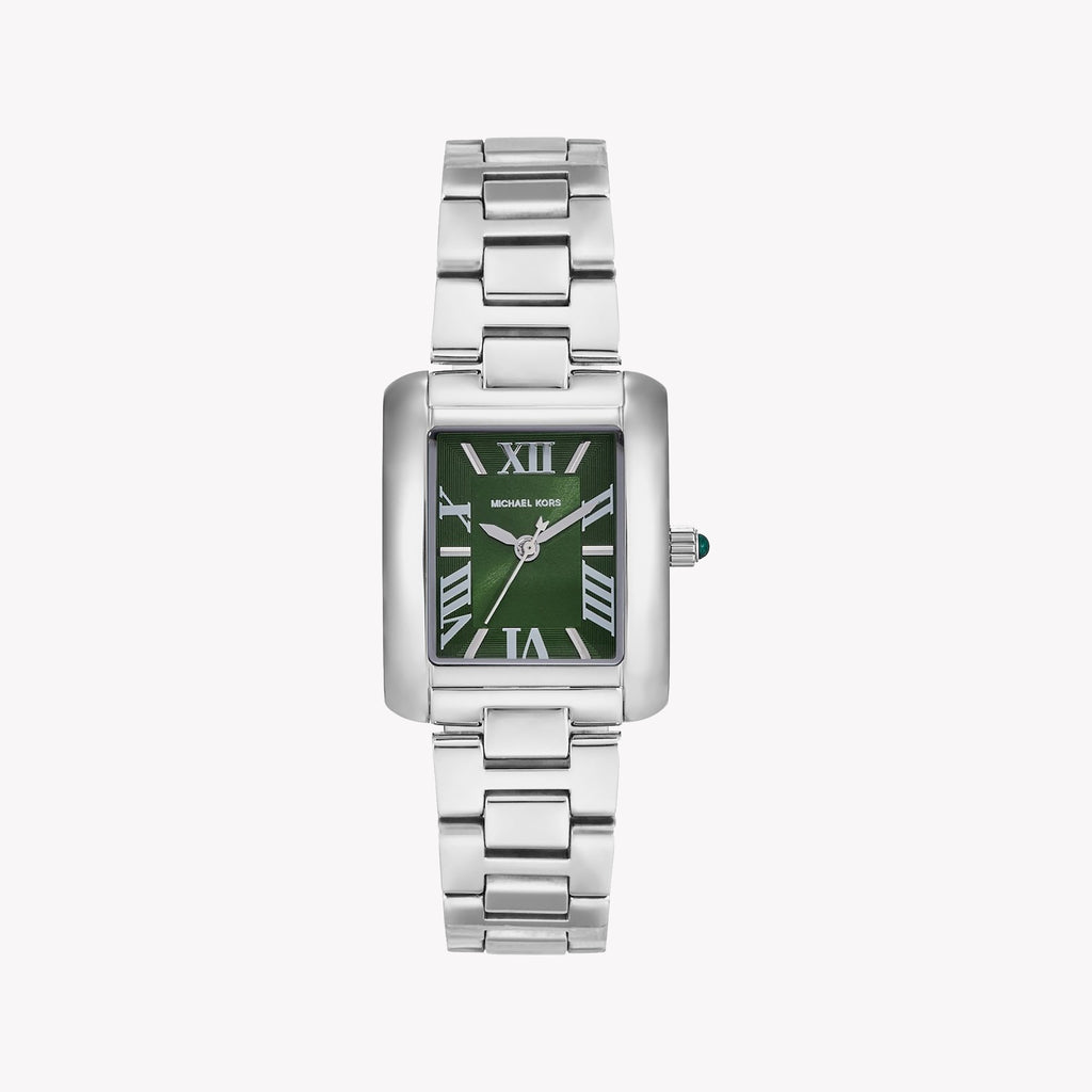 Michael Kors Women's Silver & Green Watch | Mk4832