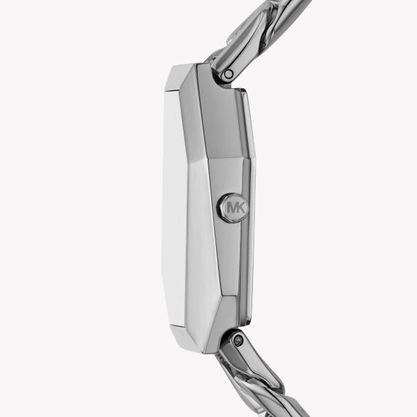 Michael Kors Women's Silver & Black Watch, Stainless Steel | Mk4879