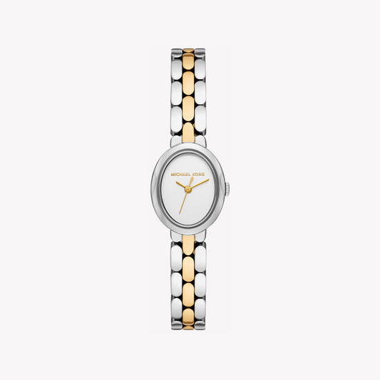 MICHAEL KORS Women's Stainless Steel Silver & Gold Watch | MK4956