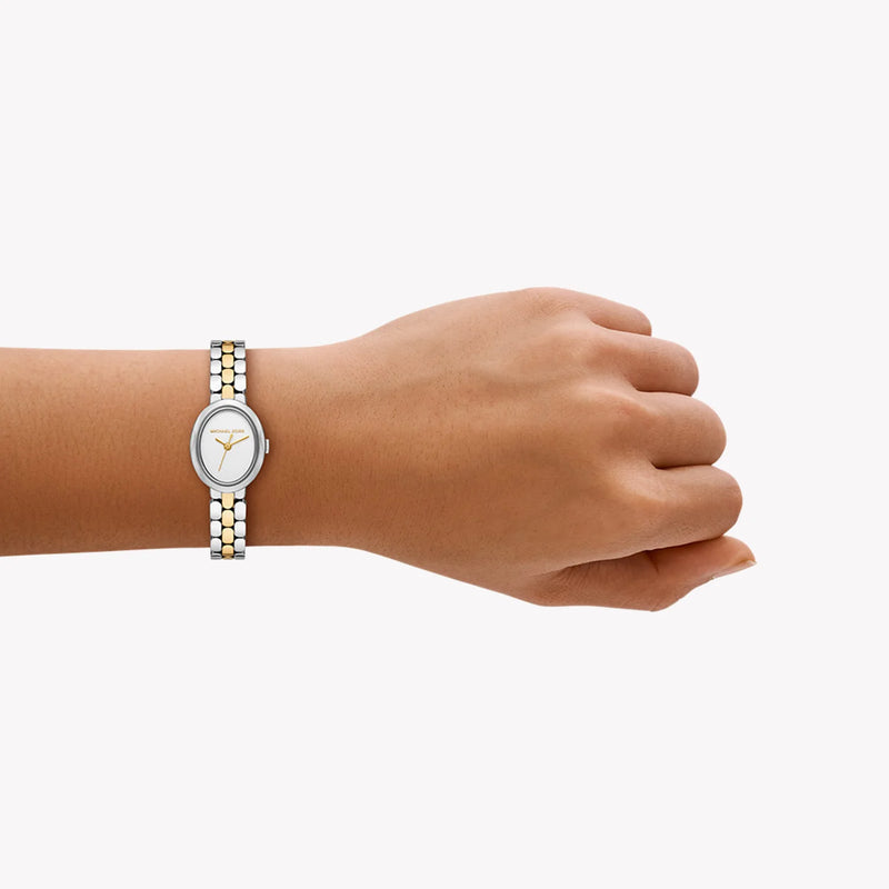 MICHAEL KORS Women's Stainless Steel Silver & Gold Watch | MK4956 by i-watch