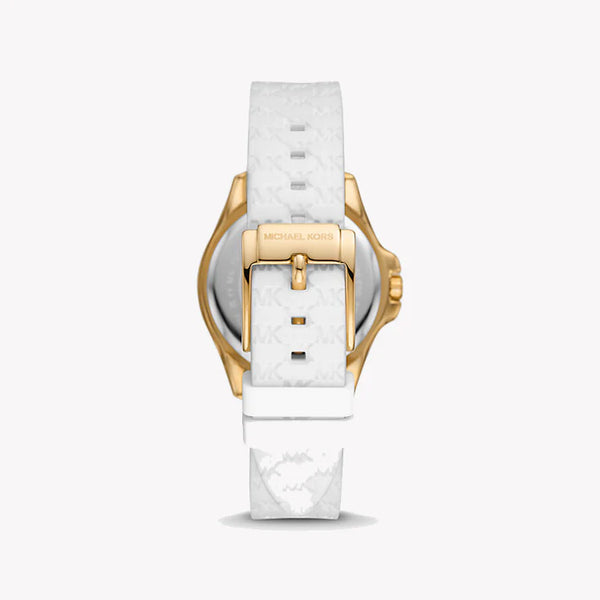 Michael Kors Women's Gold/White Silicone | Mk7372 by i-watch