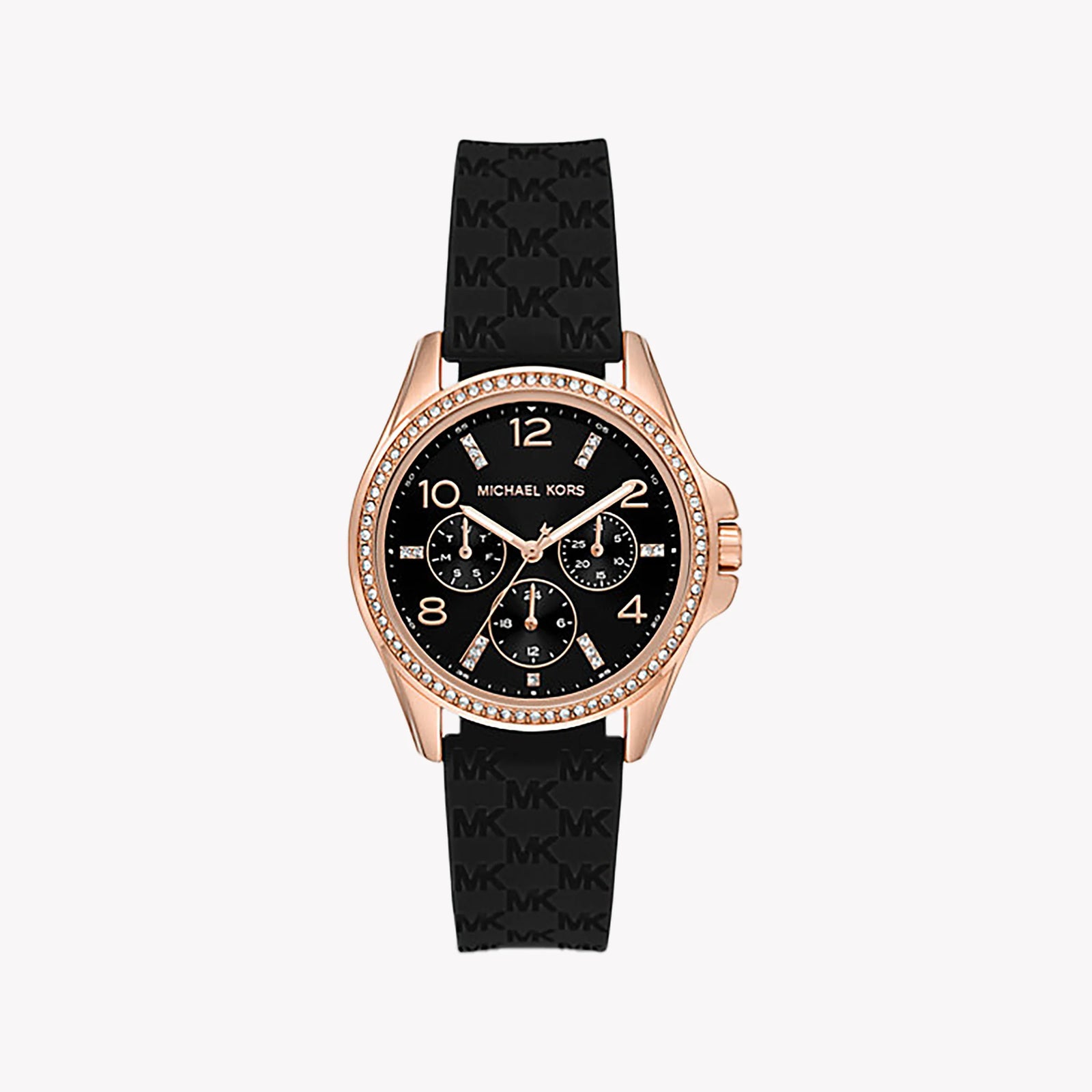 Michael Kors Women's Rose Gold & Black Watch | Mk7373 by i-watch