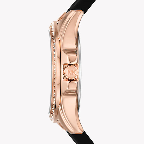 Michael Kors Women's Rose Gold & Black Watch | Mk7373 by i-watch