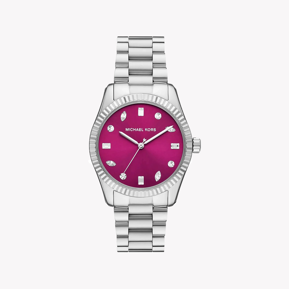 MICHAEL KORS Women's Stainless Steel Pink Dial Watch | MK7443