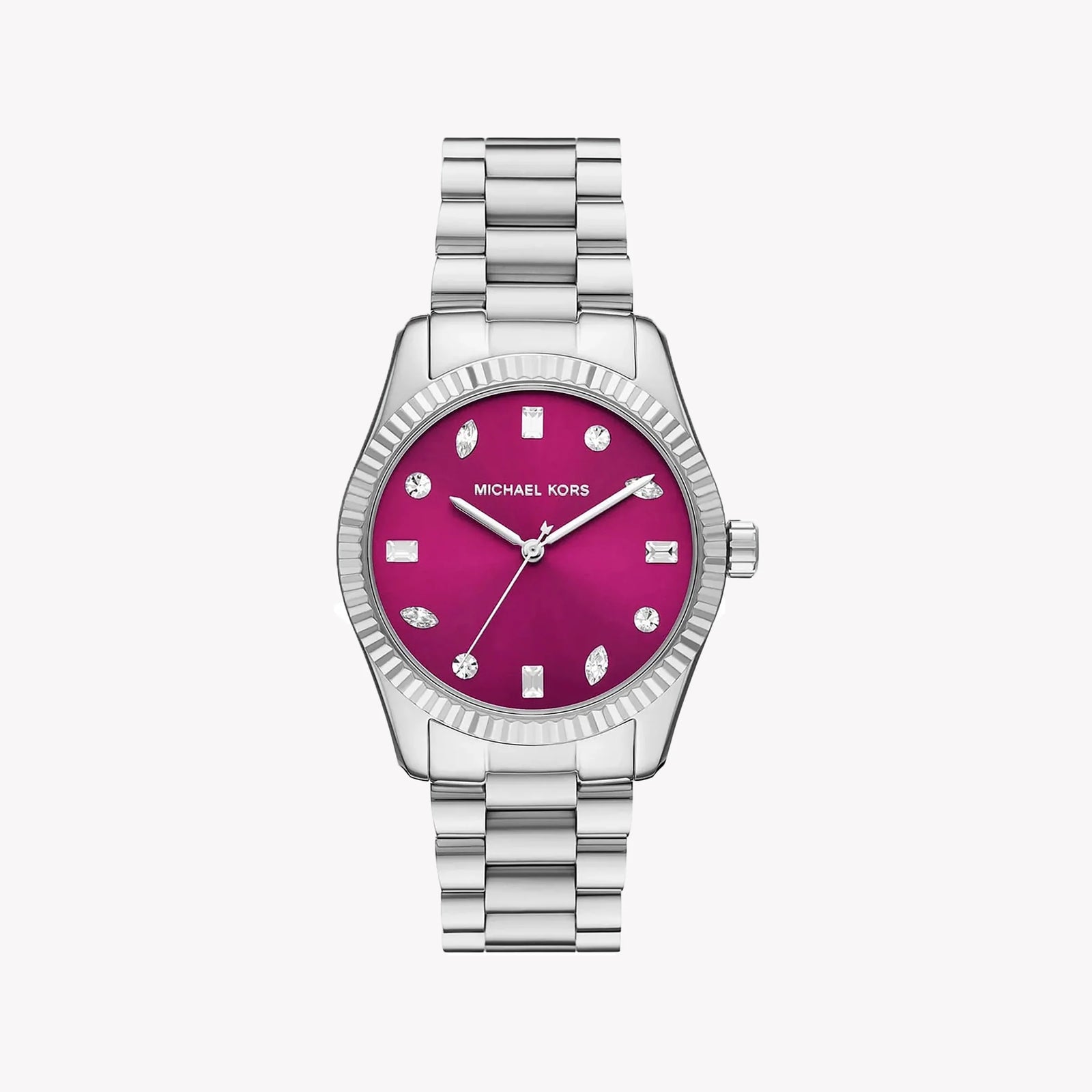 MICHAEL KORS Women's Stainless Steel Pink Dial Watch | MK7443 by i-watch