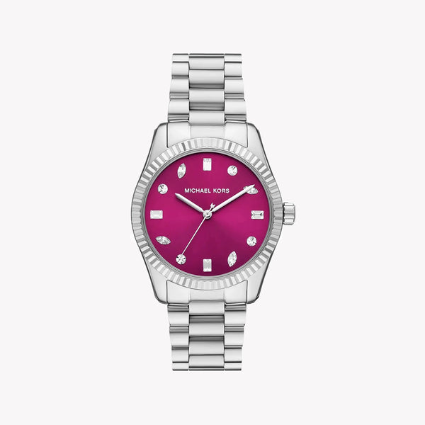 MICHAEL KORS Women's Stainless Steel Pink Dial Watch | MK7443 by i-watch