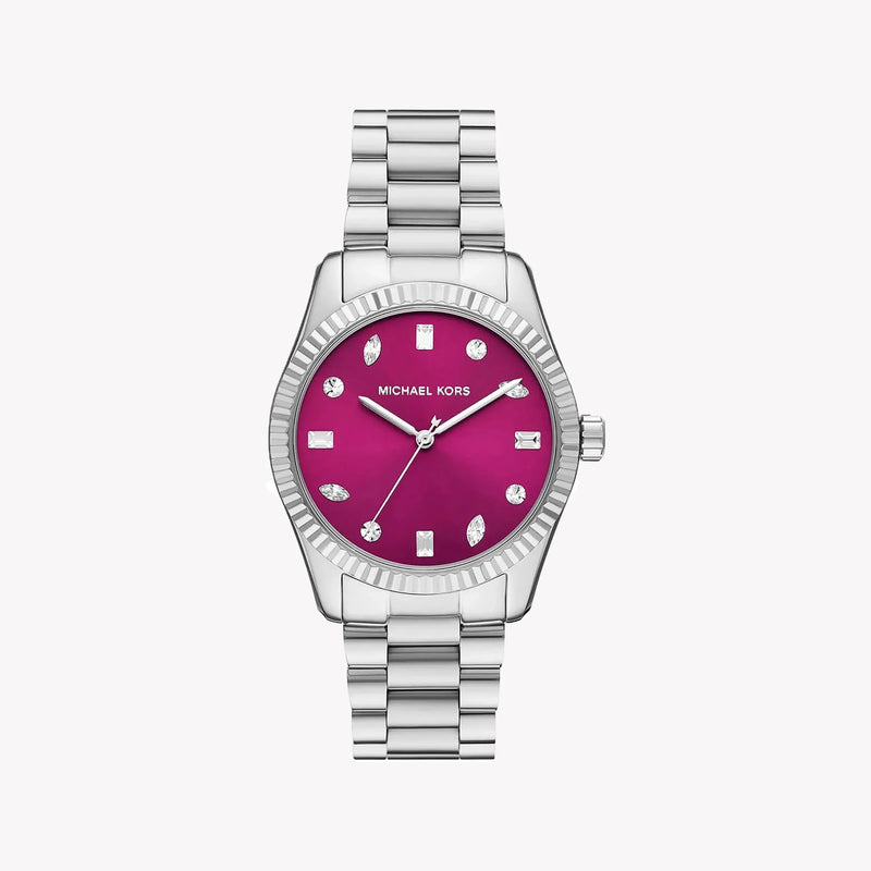 MICHAEL KORS Women's Stainless Steel Pink Dial Watch | MK7443 by i-watch