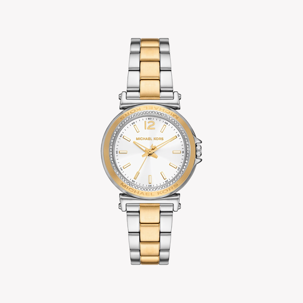 Michael Kors Women's Gold/Silver Watch, White Dial | Mk7492 by i-watch