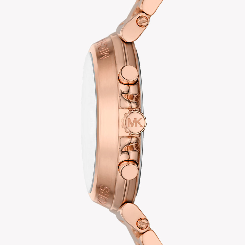 Michael Kors Maren Chronograph Rose Gold Dial Rose Gold Stainless Steel Women's Watch MK7494