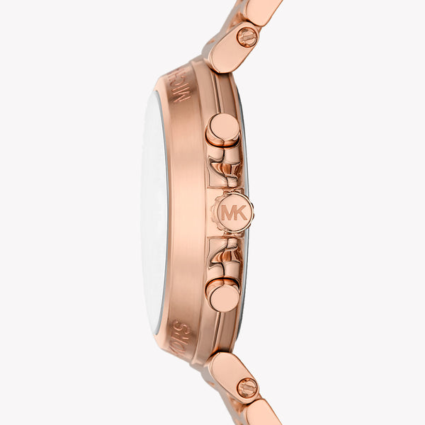Michael Kors Maren Chronograph Rose Gold Dial Rose Gold Stainless Steel Women's Watch MK7494