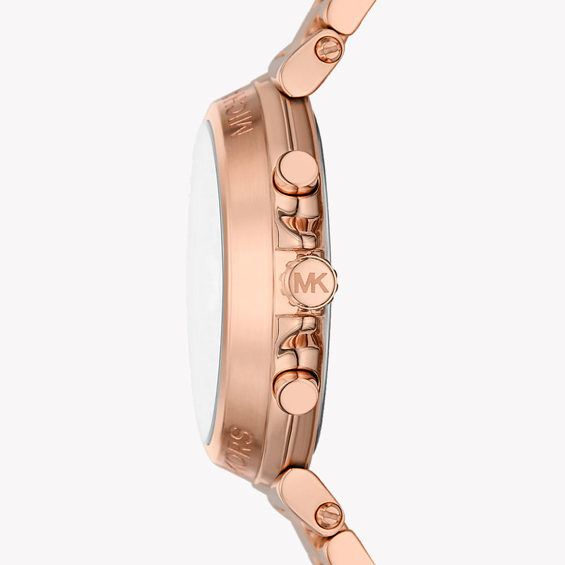 Michael Kors Maren Chronograph Rose Gold Dial Rose Gold Stainless Steel Women's Watch MK7494
