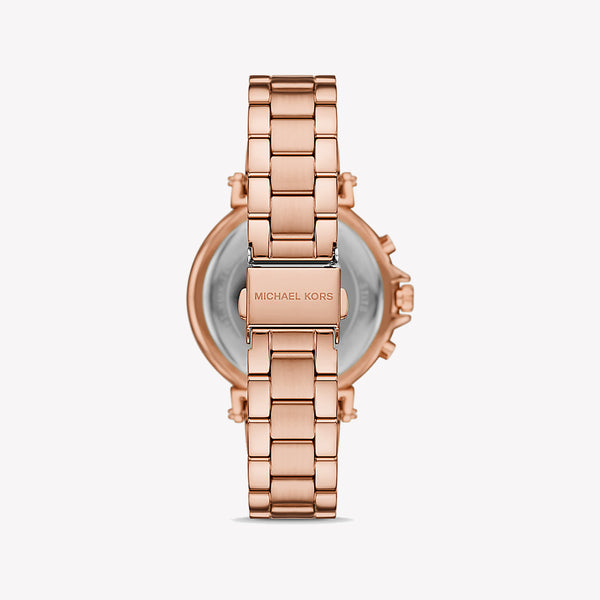 Michael Kors Maren Chronograph Rose Gold Dial Rose Gold Stainless Steel Women's Watch MK7494