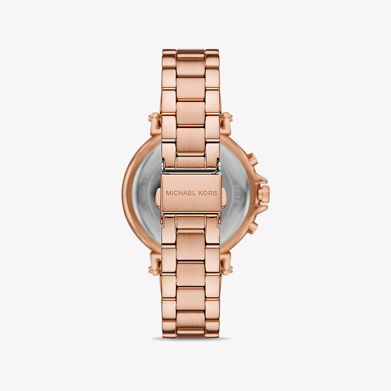 Michael Kors Maren Chronograph Rose Gold Dial Rose Gold Stainless Steel Women's Watch MK7494