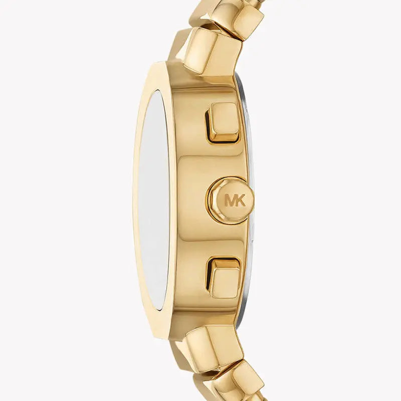 Michael Kors Women's Gold Stainless Steel Watch, Beige Dial | Mk7525