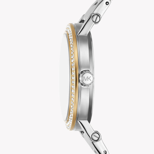 Michael Kors Women's Silver/Gold Watch | Mk7550