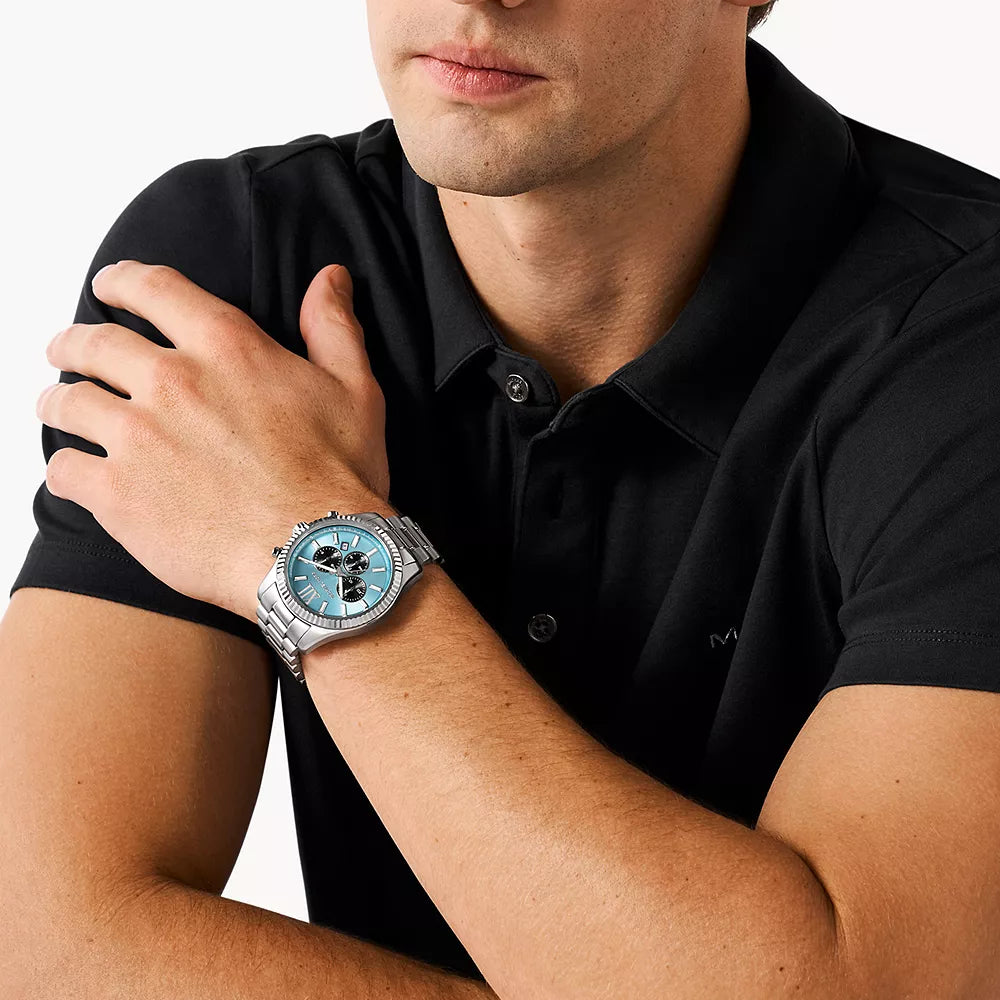 Michael Kors Men's Silver Stainless Steel Watch | Mk9165