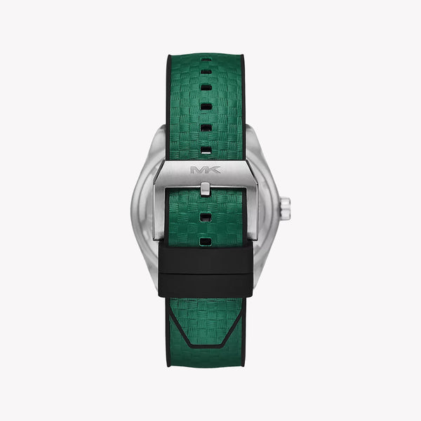 Michael Kors Men's Silver Watch, Dark Green Dial | Mk9173 by i-watch