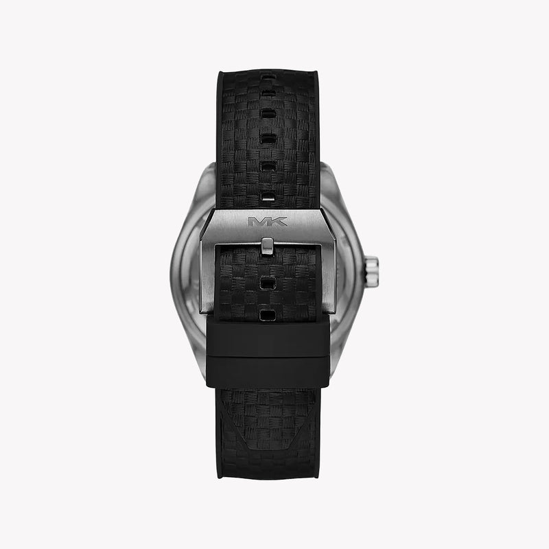 Michael Kors Men's Silver Watch, Black Dial | Mk9175 by i-watch