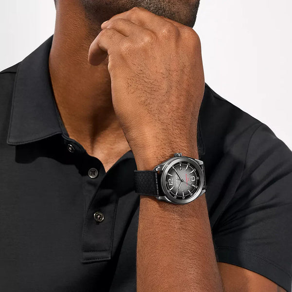 Michael Kors Men's Silver Watch, Black Dial | Mk9175 by i-watch