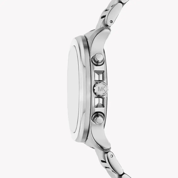 Michael Kors Men's Silver Stainless Steel, Black & Green Dial | Mk9191 by i-watch