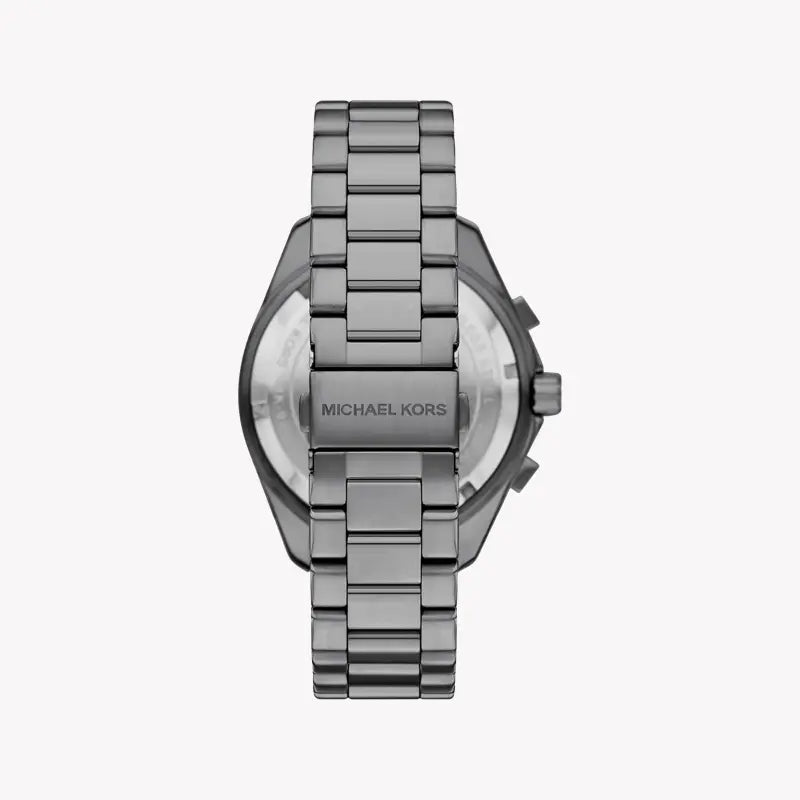 Michael Kors Men's Silver Stainless Steel Watch, Black Dial | Mk9204 by i-watch