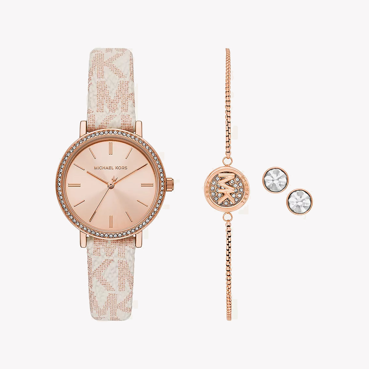 Michael Kors Women's Rose Gold Watch | Mko9002set