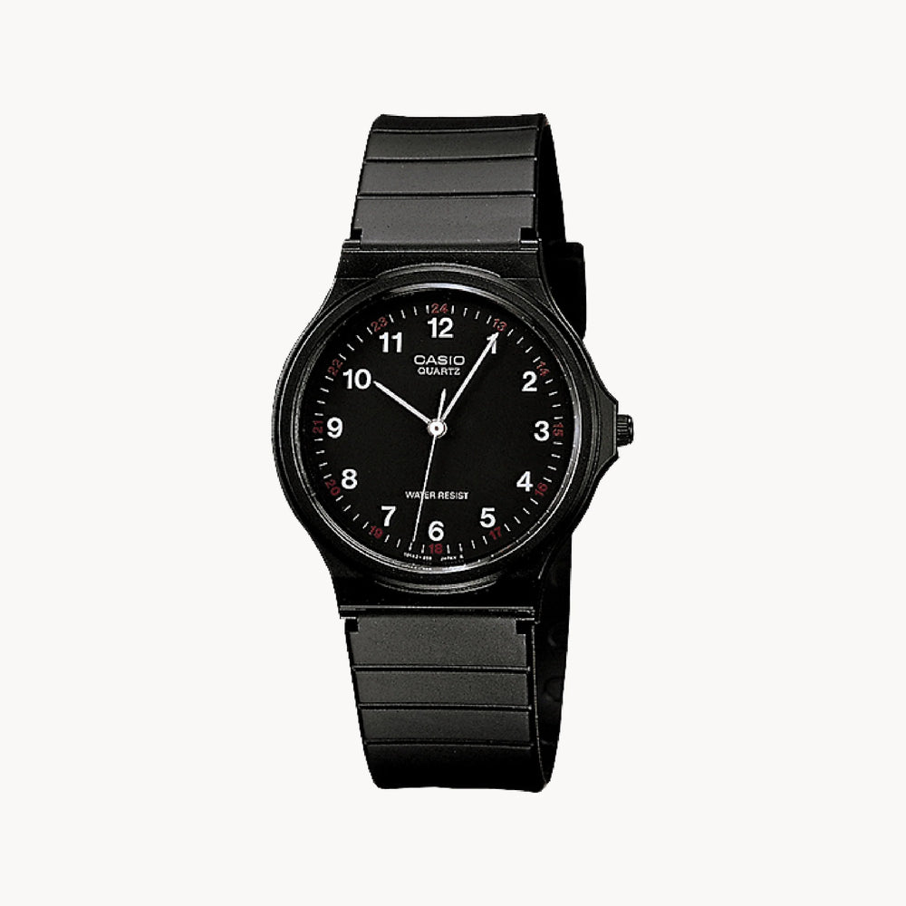 CASIO Women's Black Resin Watch | MQ-24-1BLLEG by i-watch