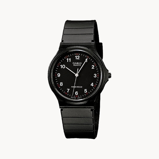 CASIO Women's Black Resin Watch | MQ-24-1BLLEG